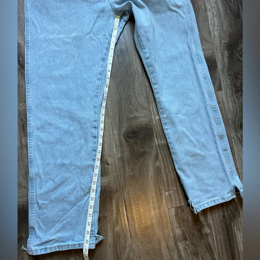 Wrangler Men's Light Blue Straight Jeans size 36x32 - Picture 5 of 9